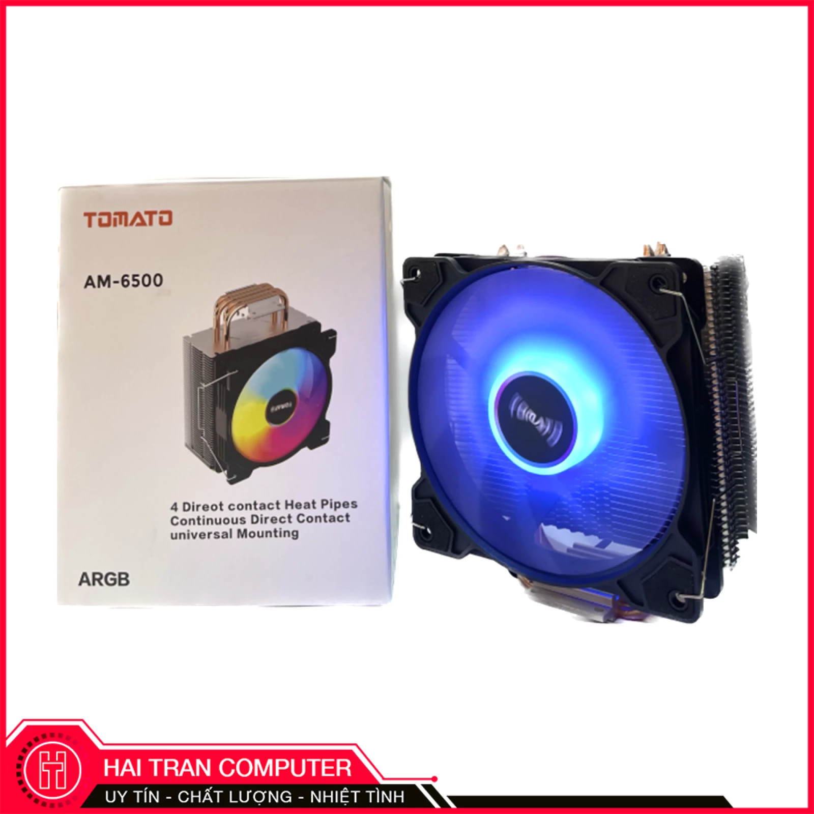 Tản nhiệt khí TOMATO AM 6500 Đen